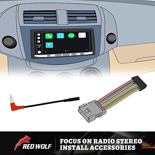 Kırmızı KURT Araba Stereo Ters Kablo Demeti Adaptörü Dişi Konnektör Honda Accord Civic CRV 1989-1998, Acura Integra