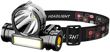 LED Far Şarj Edilebilir-3 Modu LED Kafa Lambası Ultra Parlak | Ayarlanabilir Far El Feneri Su Geçirmez Far Kamp, Yürüyüş,