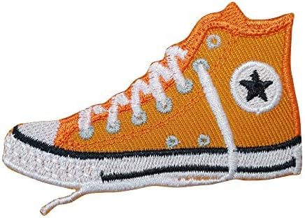 Octory Sneaker Demir On Patch kanvas ayakkabılar İşlemeli Yama Testere / Demir On Aplike Kot Pantolon, Şapka, Çanta
