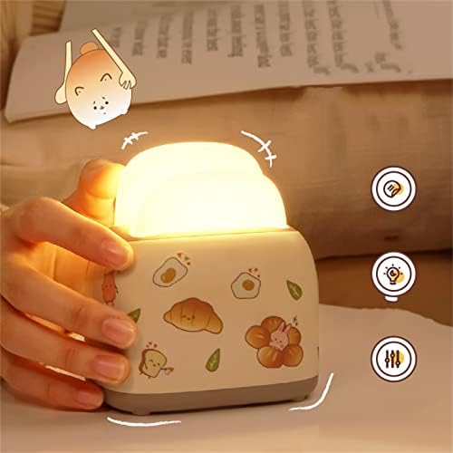 XUnıon Sevimli ekmek makinesi Gece Lambası masa lambası Okuma lambası Gece Aydınlatma Ofis Yatak Odası Oturma Odası