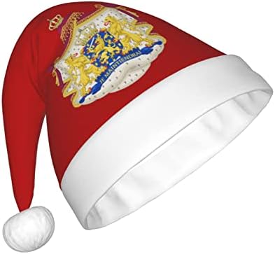 ZALTAS Kraliyet Arması Hollanda Noel Şapka Yetişkin İçin Yumuşak Rahat Noel baba şapkaları Noel İçin Yeni Yıl Tatil