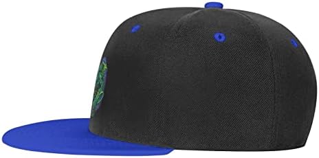 ZXLQ Cthulhu Mythos Punk Hip Hop beyzbol şapkası, Ayarlanabilir Snapback Şapka Çocuk erkek ve Kız Kapaklar Düz kenarlı