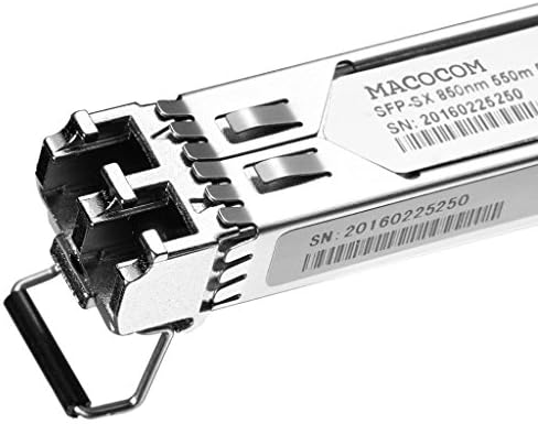 Arista için Macocom SFP-1G-SX SFP 1000BASE-SX Alıcı-Verici Çok modlu Mini GBIC 850nm 550 metre DOM ile