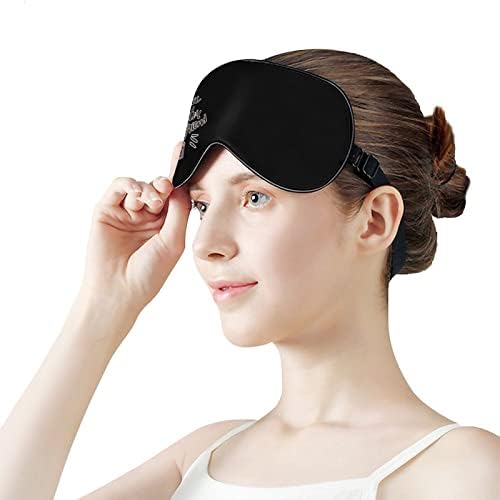 Kahve Daha İyidir Arkadaşlar Uyku Körü Körüne Maskesi Sevimli göz bandı Komik Gece Kapağı Ayarlanabilir Kayış ile