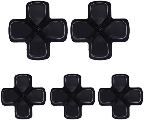 Sony PS4 Denetleyicisi için WinnerEco 5 adet Yedek D-Pad Seti Siyah
