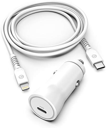 Galvanox Ultra Hızlı iPhone Araç Şarj Cihazı ile Yıldırım USB Tip-C Kablo (MFi Apple Sertifikalı) Hızlı Şarj Güç Adaptörü