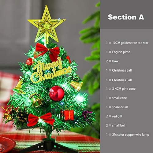 Noel Dekorasyonu 2022 Hediye En İyi Noel Partisi Mini Dekorasyon Ağacı 30CM Dekor Noel Ev Masa LED Dekorasyon ve Asılı