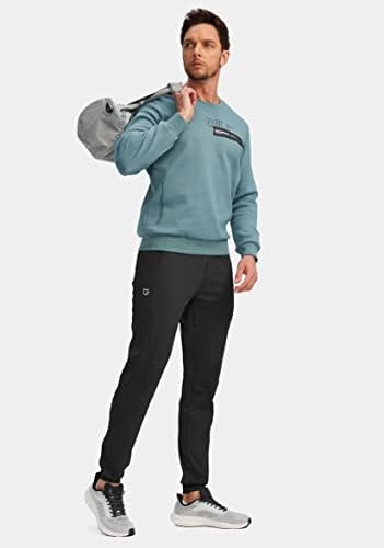 G Kademeli erkek Joggers Fermuarlı Cepler Streç Konik Sweatpants Atletik Pantolon Erkekler için Egzersiz Koşu Spor