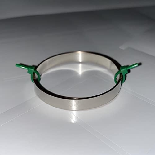 Nikel kaplama Saf Bakır Şerit; 8mm genişliğinde x 0.15 mm kalınlığında yassı tel (Nikel Kaplama Bakır, 5 Fit)