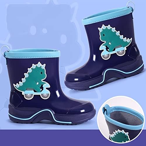 Çocuklar Bebek Karikatür Ayakkabı Retro Klasik Çocuk Rainboots PVC Kauçuk Çocuk su ayakkabısı Su Geçirmez Küçük Kızlar