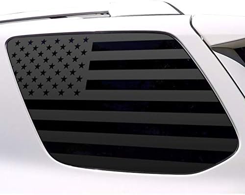 Bogar Teknoloji Tasarımları Önceden Kesilmiş Çeyrek Pencere Amerikan Bayrakları Vinil Çıkartması ile Uyumlu Toyota