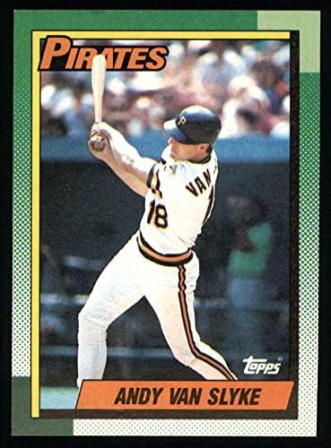 1990 Topps 775 Andy Van Slyke Pittsburgh Korsanları (Beyzbol Kartı) NM / MT Korsanları