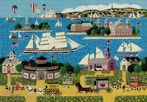Sanat Oya Limanı Umut Klasik Manzara Oya Tuval Anthony Kleem