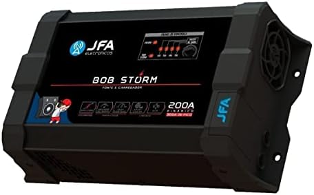 JFA BOB Fırtına Güç Kaynağı ve Kaynağı Otomotiv Şarj Cihazı 200 Amper SCİ Bivolt İnce Şekil Akıllı Soğutucu