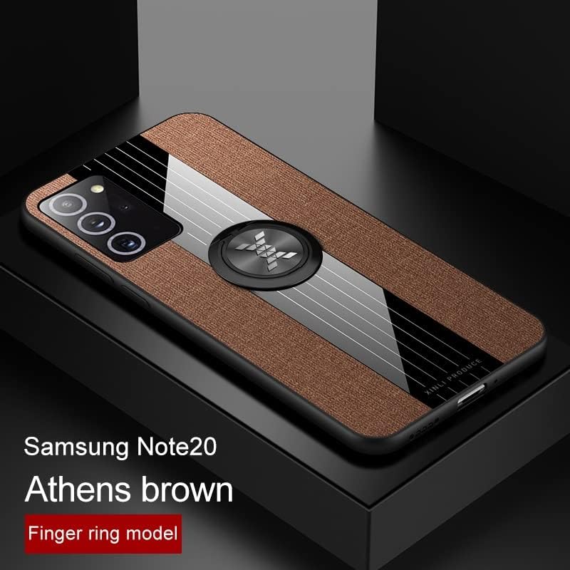 Koruyucu Kılıf Samsung Galaxy Note20 Kılıf ile Uyumlu,Manyetik 360°Kickstand Kılıflı, Çok Fonksiyonlu Kılıf Kumaş