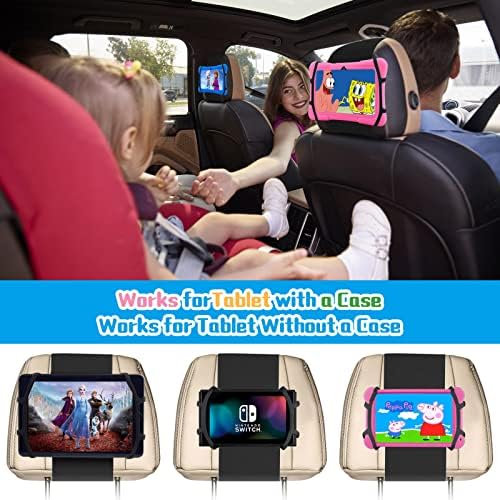 uniplay Araba Kafalık Tutucu Çocuklar Tablet Araç Tutucu Arka Koltuk Askısı Tutucu 7-10 İnç iPad / Kindle Fire için,