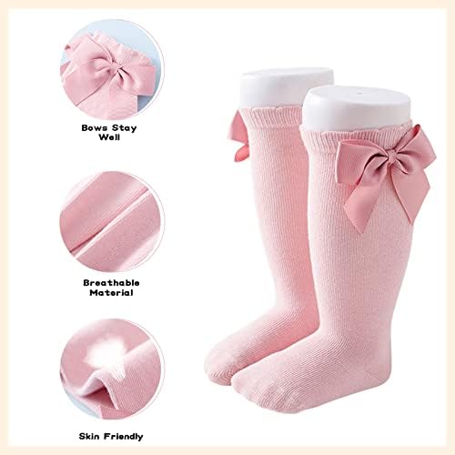 Bebek Kız Çorap Toddler Diz Yüksek Sevimli Çorap Noel Uzun Sıcak Çorap