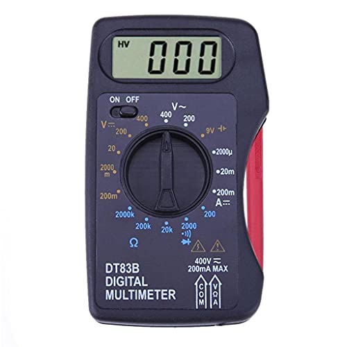 XDCHLK Multimetre DT83B Cep Dijital Ampermetre Voltmetre DC / AC Ohm Metre Cihazı Elektrikli Aletler