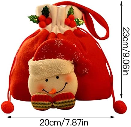 28Y42S Noel Dekorasyon Şeker Torbaları Parti Hediyeleri ve Noel Ağacı Süsleri Olarak Çok Uygundur