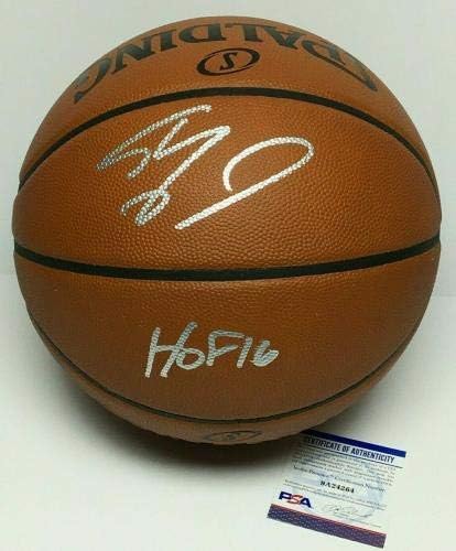 Shaquille o'neal İmzalı Otantik Spalding NBA Oyunu Basketbol HOF 16 PSA İmzalı Basketbol Topları