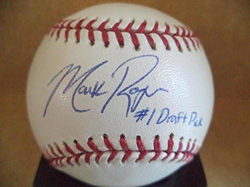 Mark Rogers 1 Taslak Toplama Bira Üreticileri İmzalı M. l. coa İmzalı Beyzbol Topları ile Beyzbol