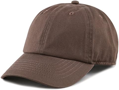 Çocuklar Yıkanmış Düşük Profilli Pamuk ve Denim UPF 50 + Düz Beyzbol Şapkası Şapka