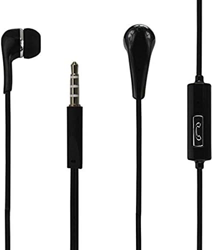 Açma/Kapama Düğmeli ve Mikrofonlu Reiko Kulak İçi Kulaklık - Perakende Ambalaj - Siyah