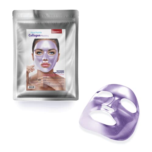 Dolgu Lux tarafından Glomedic Aljinat Yüz Maskesi (2 Paket), Aqua Peptid Kollajeni Uyarır Kırışıklıkları Azaltır Yaşlanma