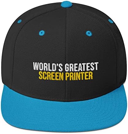 Dünyanın En Büyük Ekran Yazıcı Şapkası (İşlemeli Snapback Şapka) Ekran Yazıcı Kıyafetleri