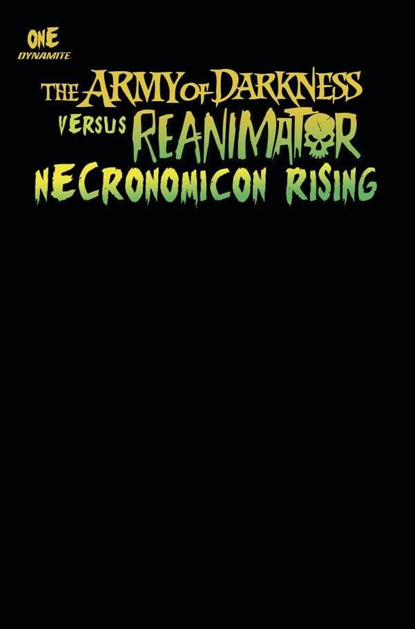 Karanlığın Ordusu Vs. Reanimatör: Necronomicon Yükseliyor 1Q VF / NM; Dinamit çizgi roman / siyah boşluk