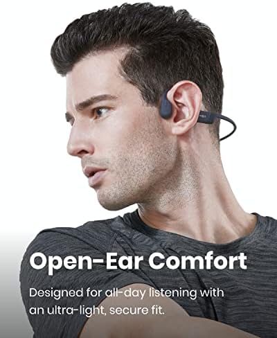 SHOKZ OpenRun (AfterShokz Aeropex) - Açık Kulak Bluetooth Kemik İletimli Spor Kulaklıkları-Egzersizler ve Koşu için