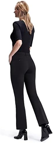 Bamans Bayan takım elbise pantalonları Geniş Bacak Streç İş pantolonu Bootcut Yoga Golf cepli pantolon