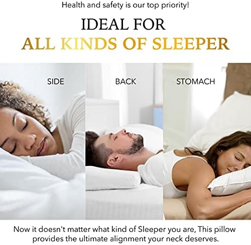 Casa Platino Uyku için Yastıklar 2 Paket Soğutma Yastıkları Standart Boy 2 Set, üst düzey Kadife Kapak Yastıklar Yan