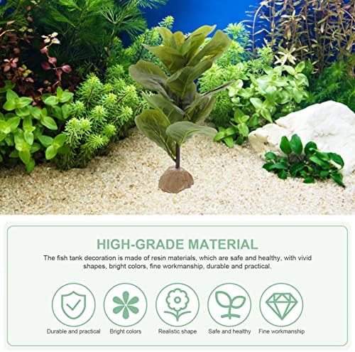 Ipetboom Yapay Bitkiler Akvaryum Bitkileri Yapay Balık Tankı Bitkileri Sualtı Su Çim Minyatür Model Ağaçlar Demiryolları