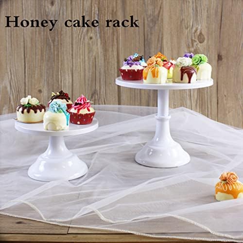 Kek Standı, avrupa Tarzı Metal Yuvarlak Tatlı Standı Cupcake kek standı Plaka Kek Kubbe Düğün Parti için Süt Çay Dükkanı