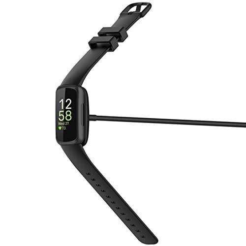 Disscool Yedek şarj kablosu ile Uyumlu Fitbit Inspire 3, Smartwatch şarj kablosu Kablosu Dock İzle Aksesuarları (3.3