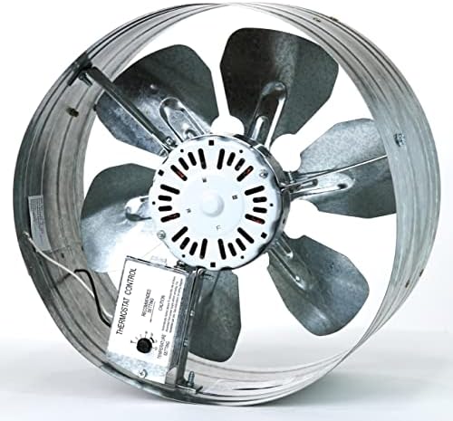 ıLıvıng ILG8G14-12T Yeni Otomatik Üçgen Montajlı Tavan Vantilatörü Fan Ayarlanabilir Termostat, 3.10 Amp, 1220 CFM
