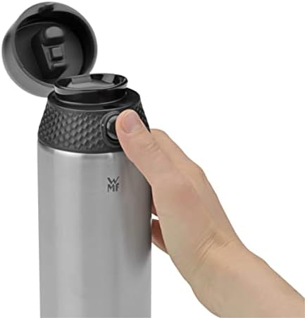 WMF Waterkant içme suyu şişesi Paslanmaz Çelik 750 ml, Spor Paslanmaz Çelik Şişe, Gazlı İçecekler için Uygun, Spor