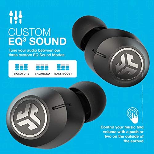 JLab JBuds Air ANC Gerçek Kablosuz Bluetooth Kulaklıklar / Siyah / Aktif Gürültü Önleme / Düşük Gecikmeli Film Modu