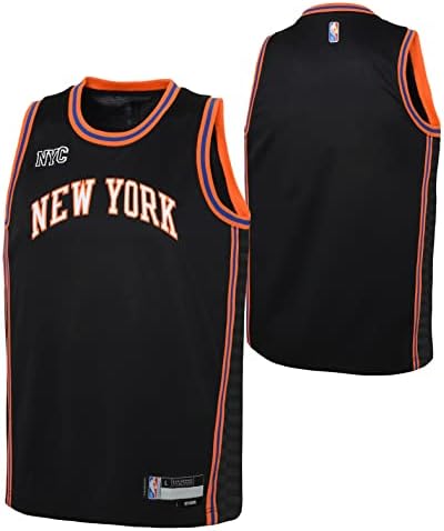 Outerstuff NBA Erkek Gençler (8-20) New York Knicks Karışık Bant Swingman Forması