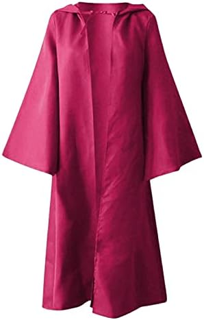 Unisex Ortaçağ Rönesans Kapüşonlu Pelerin Pelerin Kapüşonlu Elbise Pelerin Şövalye Cosplay Kostüm Pelerin Büyük Pelerin