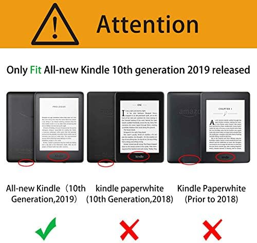 Tamamen Yeni Kindle 2019 Kapak Kılıf, UGOcase Koruyucu En İnce Ultra Hafif PU Deri Akıllı Kabuk Kapak Otomatik Uyku
