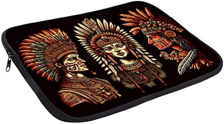 Aztek İnsanlar Mac Kitap Pro 14 Kol-Aztek Tasarım Dizüstü Bilgisayar Kılıfı-Aztek Sanat Mac Kitap Kılıfı
