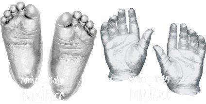 BabyRice Bebek Döküm Kiti / 14.5x8. 5 Bal Çam Çerçeve / Beyaz 4 Delik Dağı / Beyaz Destek / Kalay Boya