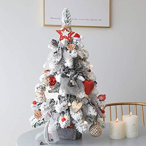 LİUSHİ Masa Üstü Yılbaşı Ağacı, Süsler Yapay Mini Noel ağaç dekor Sanat Süsler Kapalı-60cm (24 inç)