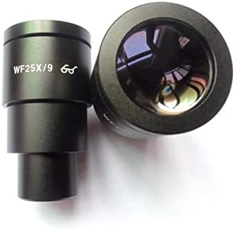 Mikroskop Aksesuarları Yetişkinler Çocuklar için WF25X 9mm Geniş Açı Mercek Mikroskop Aksesuar Montaj Boyutu 30mm
