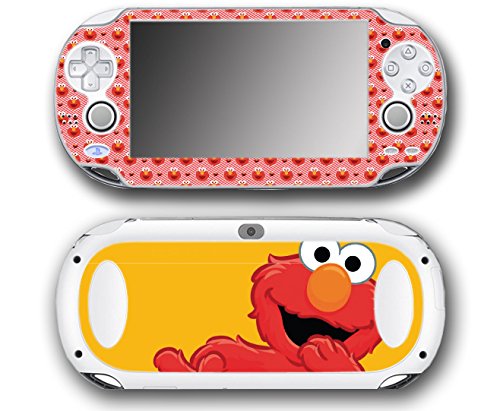 Susam Sokağı Tickle Me Elmo video oyunu Vinil çıkartma kaplama Sticker Kapak Sony Playstation Vita Düzenli Yağ 1000