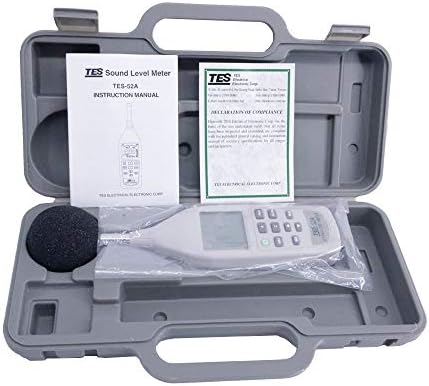 RaeSung TES - 52AA Dijital Ses Seviyesi Ölçer Taşınabilir El Gürültü 26dB to 130dB TES52AA Taşınabilir Gürültü Test