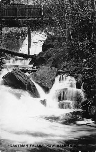 Eastman Falls, New Hampshire Kartpostal Gerçek Fotoğraf