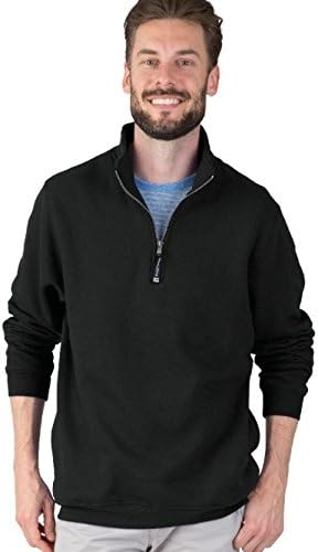 Charles River Giyim Erkek Crosswind Çeyrek Fermuarlı Sweatshirt (Normal ve Büyük Boy Bedenler)